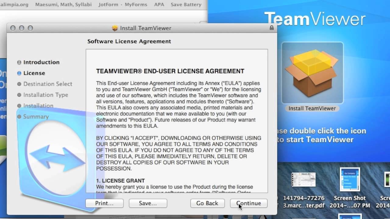 teamviewer for mac 10.4 11